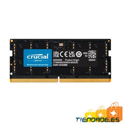 Crucial CT32G48C40S5 32GB soDIMM CL40 4800MHz DDR5