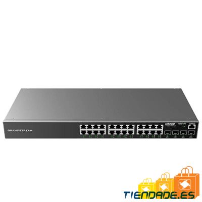 Grandstream GWN7803P Switch 24xGbE PoE 4xSFP 360W