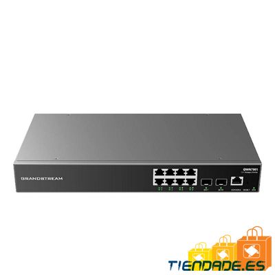 Grandstream GWN7801P Switch 8xGbE PoE 2xSFP 120W