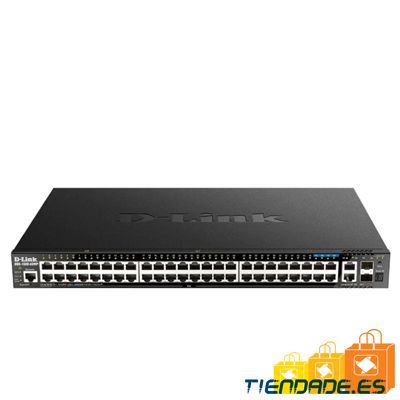 D-Link DGS-1520-52MP/E Switch 44xGbE PoE 2x10 SFP+