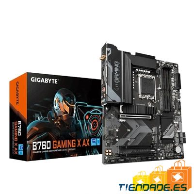 Gigabyte Placa Base B760 GAMING X AX DDR5 ATX LGA