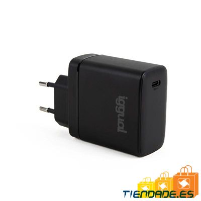 iggual Cargador rpido USB PD tipo C 45W GaN