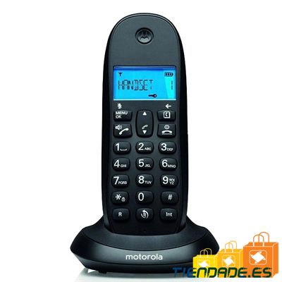 MOTOROLA C1001 CB+ Telefono DECT Negro