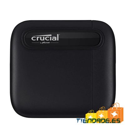 Crucial SSD Externo X6 2TB USB-C 3.2 Gen 2