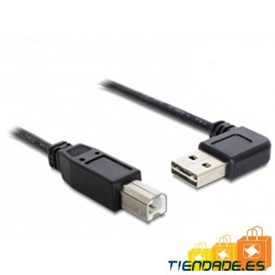 Delock Cable easy-usb 2.0-a male angled  usb 2.0-b