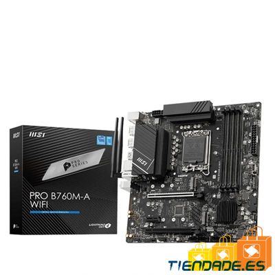 MSI Placa Base PRO B760M-A WIFI DDR5 ATX LGA1700