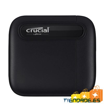 Crucial SSD Externo X6 1TB USB-C 3.2 Gen 2