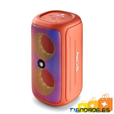 NGS ALTAVOZ PORTATIL BT RGB IPX5 ROLLERBEASTCORAL