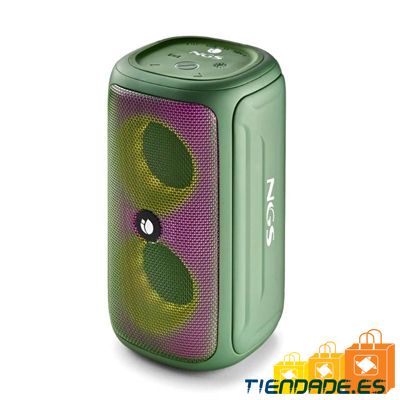 NGS ALTAVOZ PORTATIL BT RGB IPX5 ROLLERBEASTGREEN