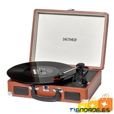 Denver VPL-120 Tocadiscos USB Marron