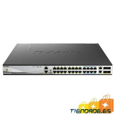 D-Link DMS-3130-30PS Switch 30xMGb L3  PoE