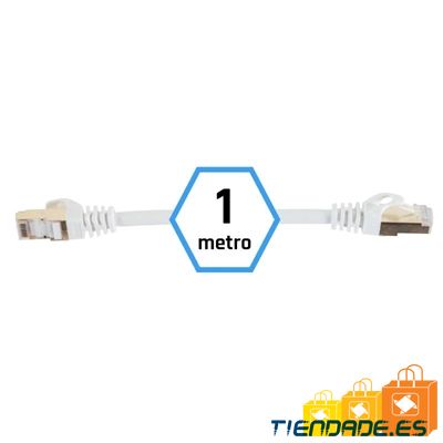 iggual Latiguillo CAT7 SFTP LSZH 1 metro blanco