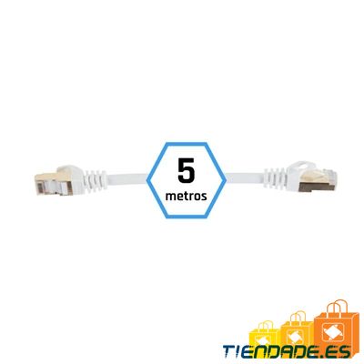 iggual Latiguillo CAT7 SFTP LSZH 5 metros blanco