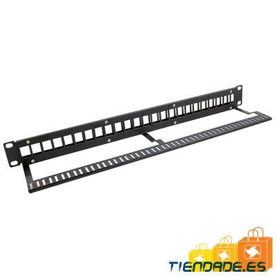 Monolyth Patch Panel 24 Puertos 19" UTP Keystone