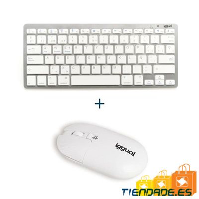 iggual Kit bundle teclado + ratn YANG Bluetooth