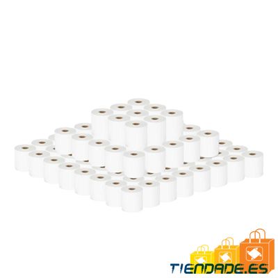 Pack 100 rollos papel trmico sin BPA 57X57mm