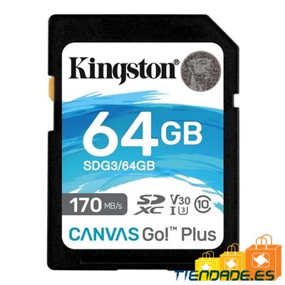 Kingston Canvas Go! Plus SD 64GB class 10 U3 V30