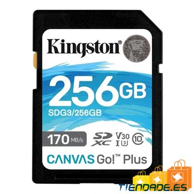 Kingston Canvas Go! Plus SD 256GB class 10 U3 V30