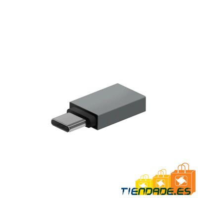 Aisens Mini Adaptador USB 3.2 Gen1 3A CM-AH Gris