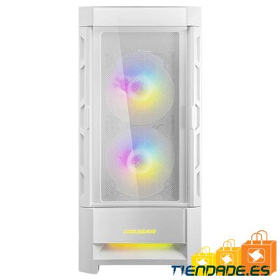 Cougar Caja Semitorre Duoface Rgb Blanca