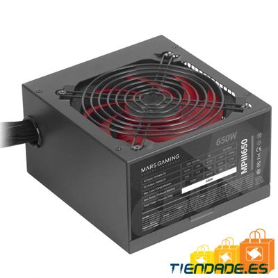 MARS GAMING Fuente Alimentacion MPIII 650W,Silent