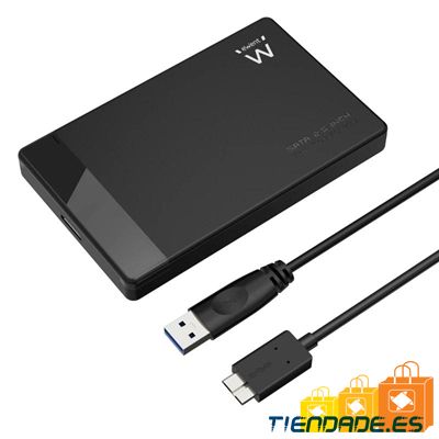 EWENT CAJA HDD/SDD SATA 2.5 SIN TORNILLOS USB 3.2