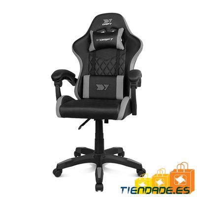 DRIFT Silla Gaming DR35 Negra-Gris