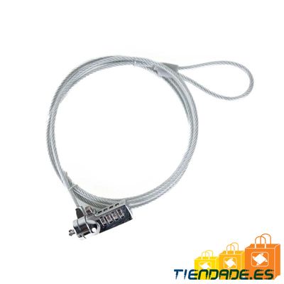 iggual Cable seguridad candado 4 dgitos SECURE 4D