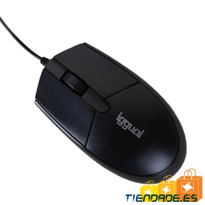 iggual Ratn ptico COM-BASIC3-800DPI negro