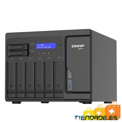 QNAP TS-H886-D1602-8G NAS 4+2-Bay 4x2.5GbE