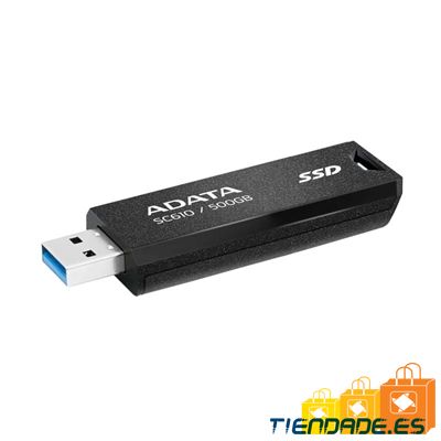 ADATA SC610 SSD Externo 500GB USB 3.2 Gen2 Negro