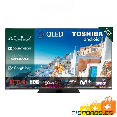 TOSHIBA TV 65" 65QA7D63DG UHD QLED ANDROIDTV PEANA