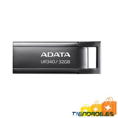 ADATA Lapiz USB UR340 32GB USB 3.2 Metal Black