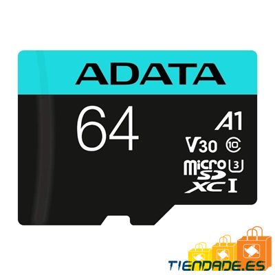 ADATA microSDXC/SDHC UHS-I U3 64GB c/adapt