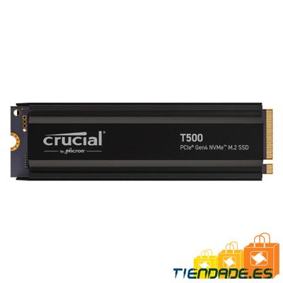 Crucial T500 SSD 2TB PCIe NVMe 4.0 x4 con HS