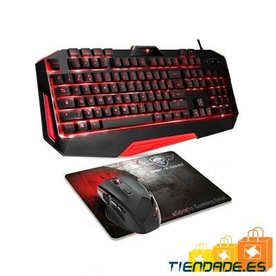 Spirit of Gamer Pack Teclado+ Rato+ Alfombrilla