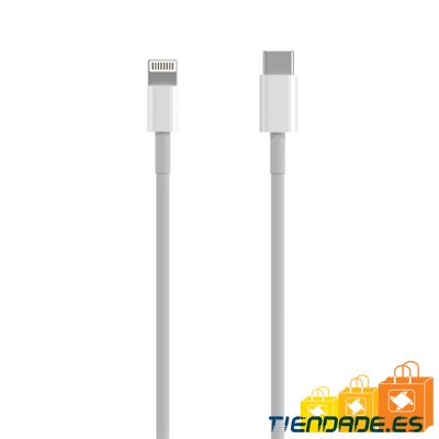 Aisens Cable Lightning-M a USB-C 2.0-M blanco 0.5m