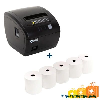 Kit impresora trmica TP EASY 80 + 5 rollos