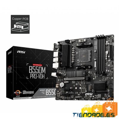 MSI Placa Base B550M PRO-VDH mATX AM4