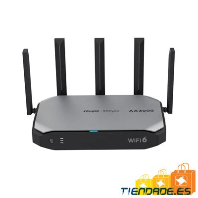 Ruijie Router WiFi6 AX3000 Dual Band metal 5xGbE