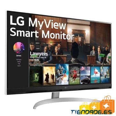 LG 32SQ700S-W  monitor Smart 32" 4K 2xHDMI USBc MM