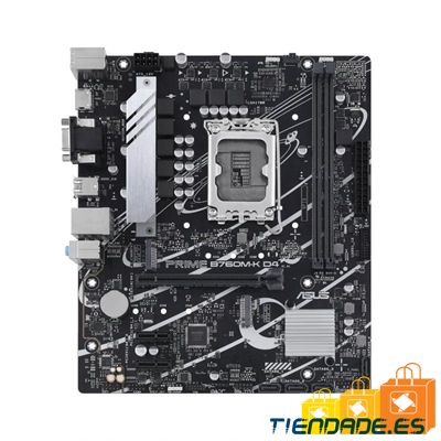 ASUS Placa Base PRIME B760M-K D4 mATX 1700