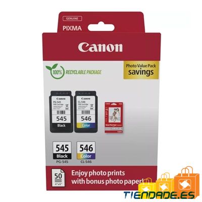 Canon Cartucho Multipack PG-545/CL546+ Papel Fotos