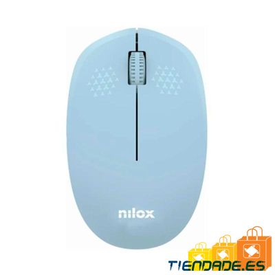 Nilox Ratn Wireless, 1000 DPI, 3 botones, Azul