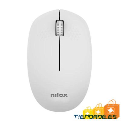 Nilox Ratn Wireless, 1000 DPI, 3 botones, Gris