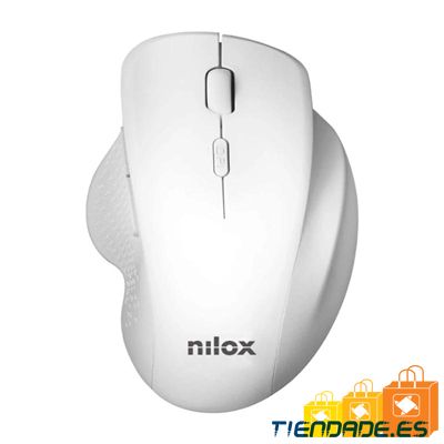 Nilox Ratn Wireless 3200 DPI, 2.4G, Blanco