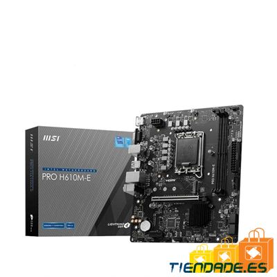 MSI Placa Base PRO H610M-E DDR5 mATX 1700