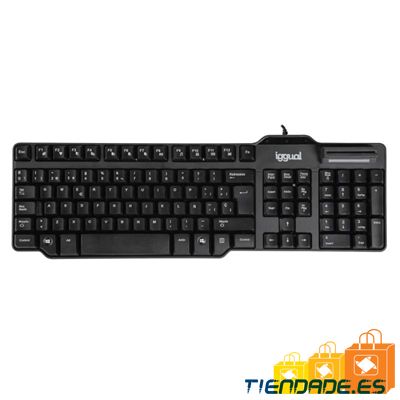 iggual Teclado inteligente CK-ID-DNI SMART negro