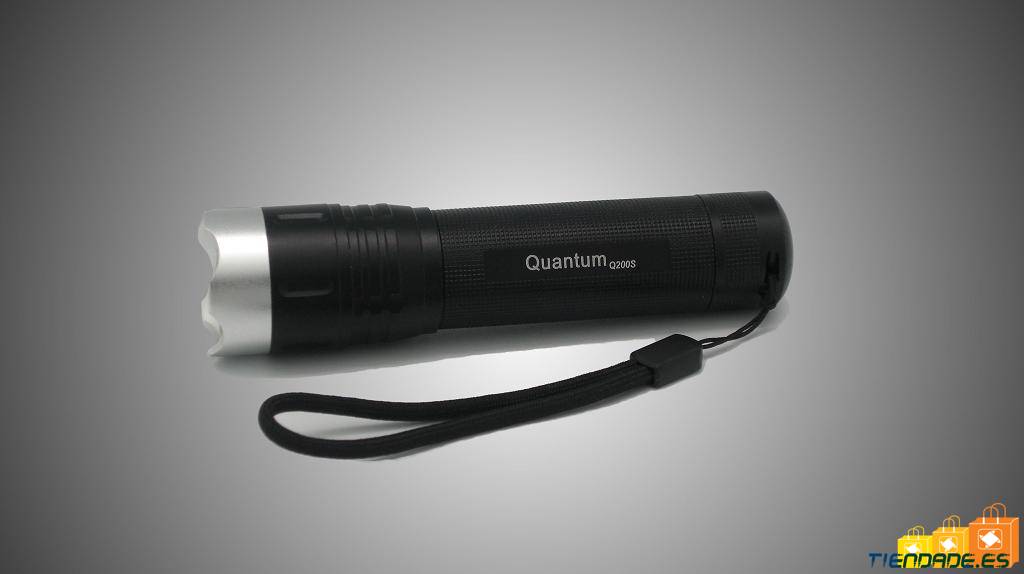 Linterna Tactica policia led 200 lumens QUANTUM Q200S 