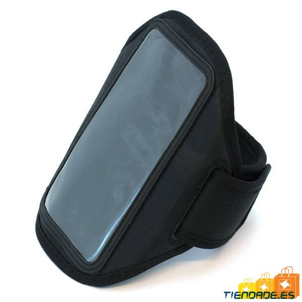 Brazalete para hacer deporte para iPhone 5, Samsung Galaxy S3, i9300, Galaxy S4, i9500, negro